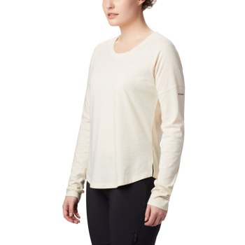 Columbia Pilsner Peak Knit Long Sleeve, Sudaderas Creme Para Mujer | 389512-RUS